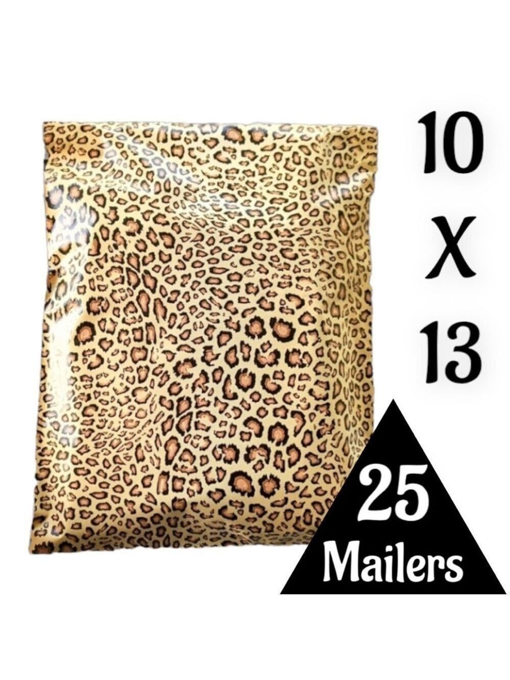 25 10X13 Poly Mailers Leopard PRICE IS FIRM - Picture 7 of 15